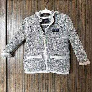 Patagonia Heather Gray Fleece Jacket